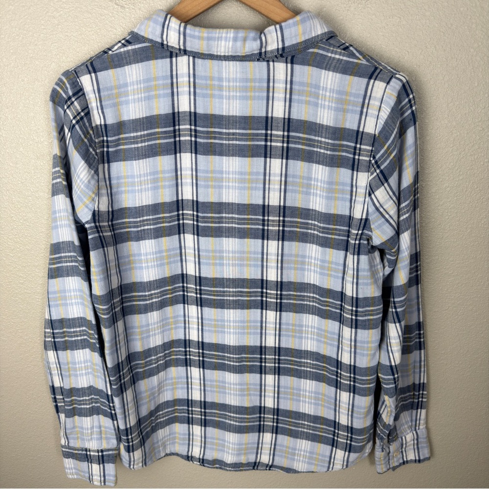 CP Shades Women’s Cotton Gauze Plaid Button Down Shirt - Picture 6 of 9